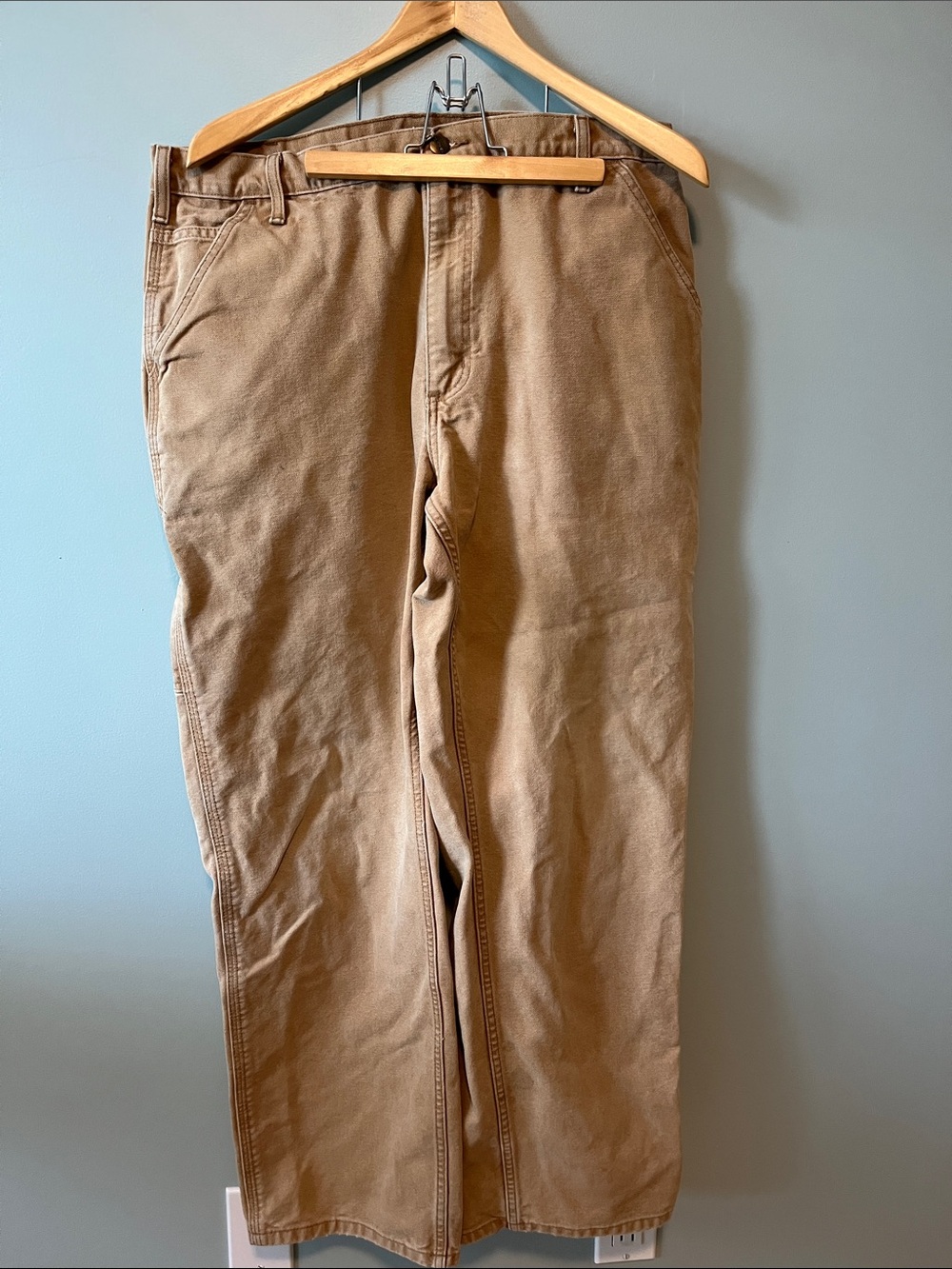CARHARTT FADED WORKPANTS. 38/30